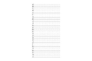Handwriting Practice Sheet - Uppercase: A Designer’s Perspective