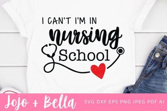 I’m in Nursing School SVG: A Creative Graphic Asset for Crafts and Content