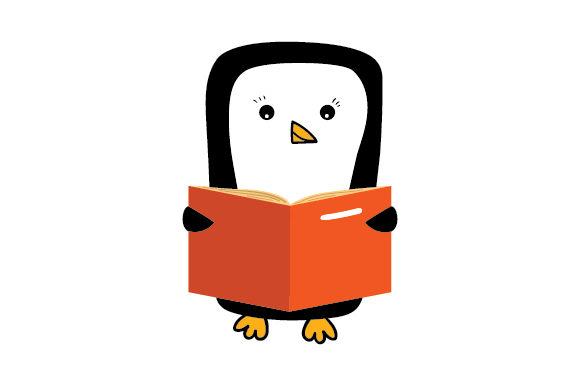 Penguin Reading a Book – A Must-Have SVG Design for School Amp Crafts