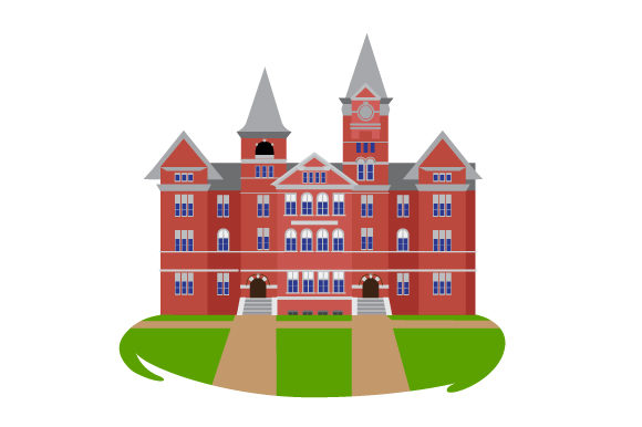 Samford Hall Auburn Crafts: A Polished Design Asset for School Amp Projects
