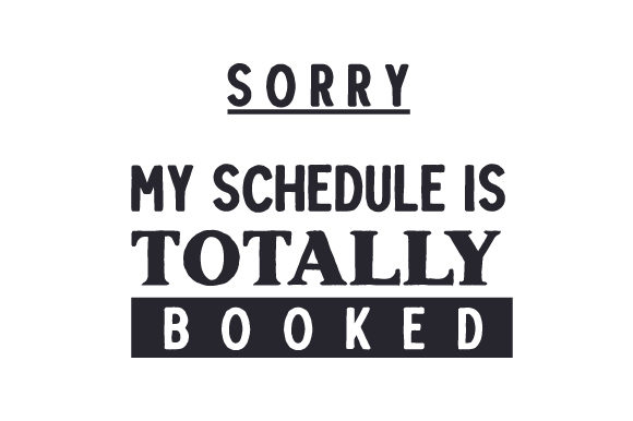 Sorry My Schedule is Totally Booked: A Crafts-Friendly Design for School Amp Projects
