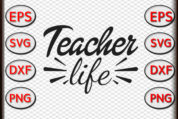 Teacher SVG Design for Crafts & Graphics